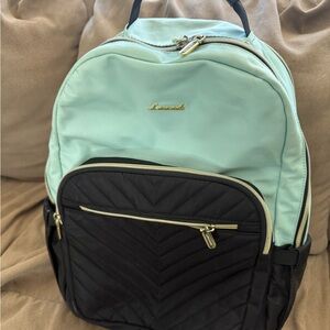 LOVEVOOK Laptop Bag for Women,Quilted Travel Backpack Work